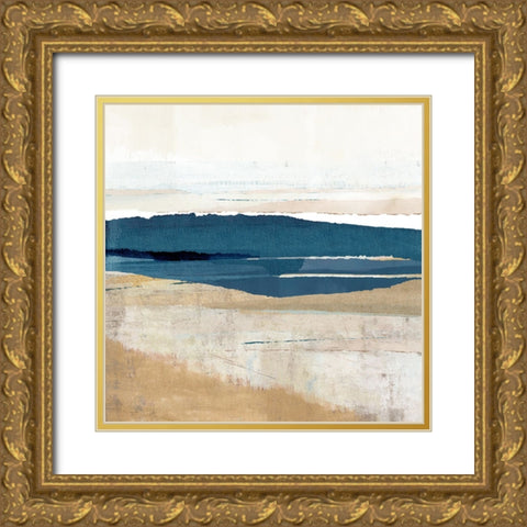 Buttermere Gold Ornate Wood Framed Art Print with Double Matting by Kouta, Flora