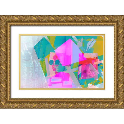 Robinhood Crypto Gold Ornate Wood Framed Art Print with Double Matting by Orlov, Irena