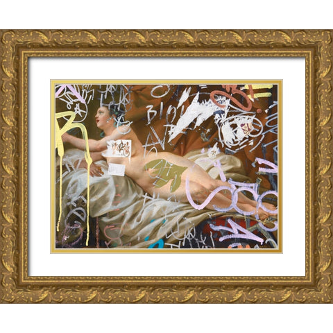 Jean-Baptiste Marie Pierre Danae, With a Touch of Modern Gold Ornate Wood Framed Art Print with Double Matting by Orlov, Irena