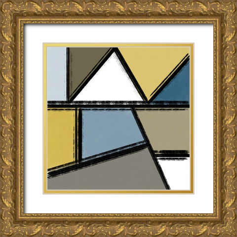 Conundrum I Gold Ornate Wood Framed Art Print with Double Matting by Schlotzhauer, Jim