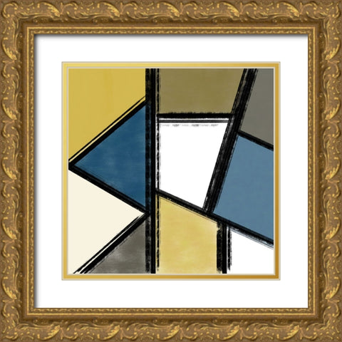 Conundrum II Gold Ornate Wood Framed Art Print with Double Matting by Schlotzhauer, Jim