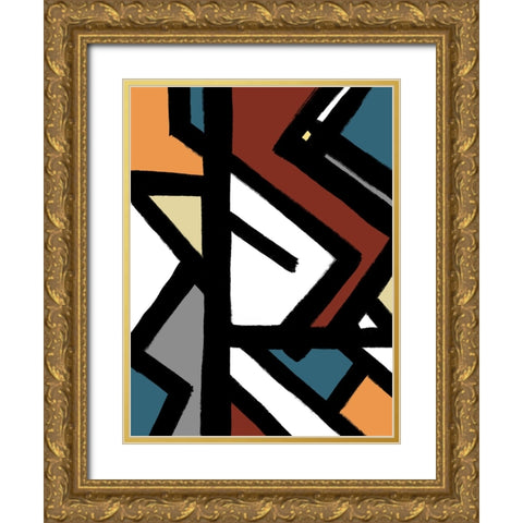 The View From Here II Gold Ornate Wood Framed Art Print with Double Matting by Schlotzhauer, Jim