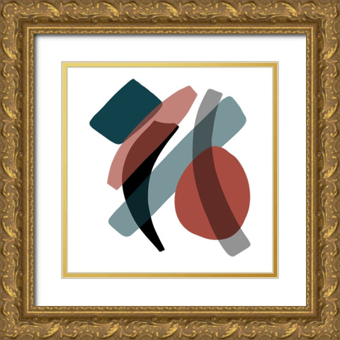 Shenanigans II Gold Ornate Wood Framed Art Print with Double Matting by Schlotzhauer, Jim