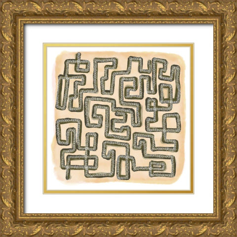 Skedaddle I Gold Ornate Wood Framed Art Print with Double Matting by Schlotzhauer, Jim