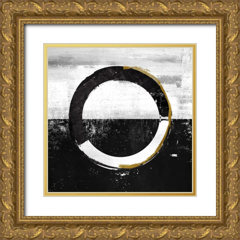 Noughtie II Gold Ornate Wood Framed Art Print with Double Matting by Smith, Karen