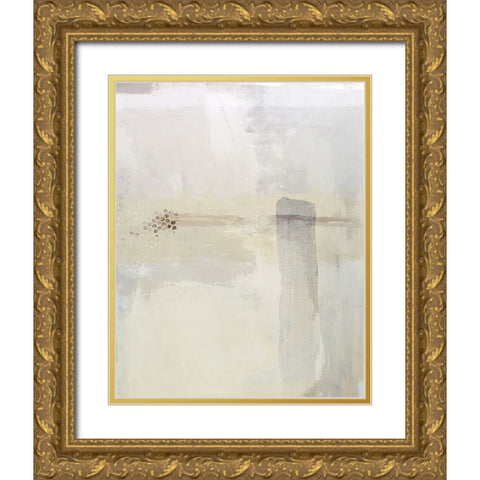 Tip Tone I Gold Ornate Wood Framed Art Print with Double Matting by Smith, Karen