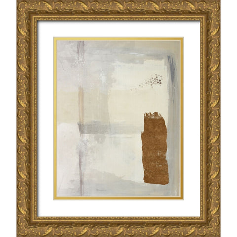 Tip Tone III Gold Ornate Wood Framed Art Print with Double Matting by Smith, Karen