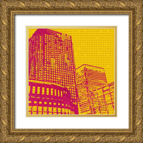 Leveller I Gold Ornate Wood Framed Art Print with Double Matting by Smith, Karen