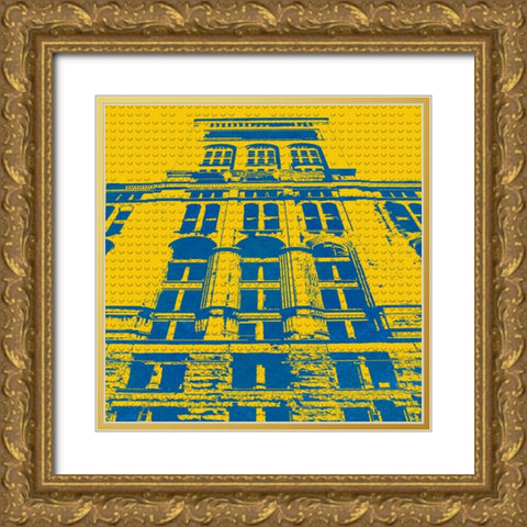 Leveller II Gold Ornate Wood Framed Art Print with Double Matting by Smith, Karen