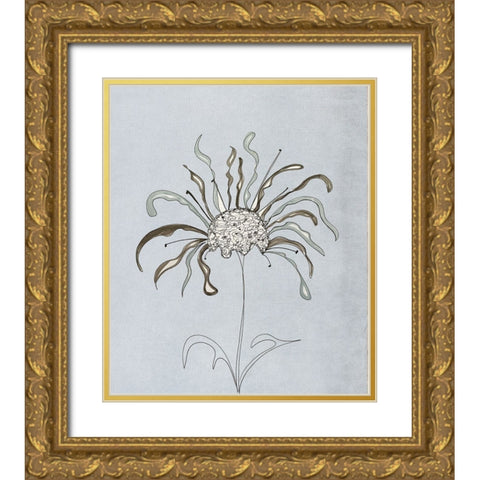 Wildfleur II Gold Ornate Wood Framed Art Print with Double Matting by Smith, Karen