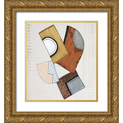 Dis Joint I Gold Ornate Wood Framed Art Print with Double Matting by Smith, Karen