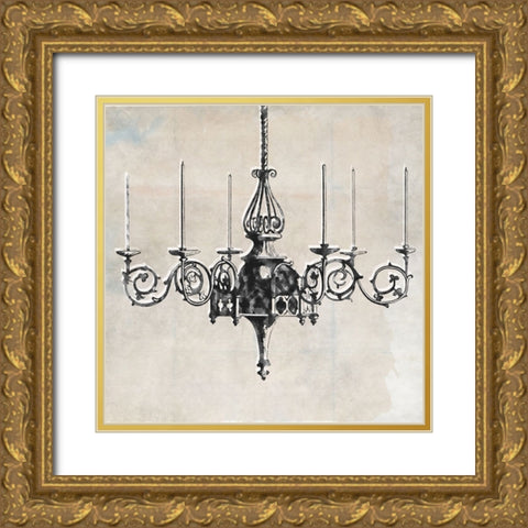 Swing I Gold Ornate Wood Framed Art Print with Double Matting by Smith, Karen