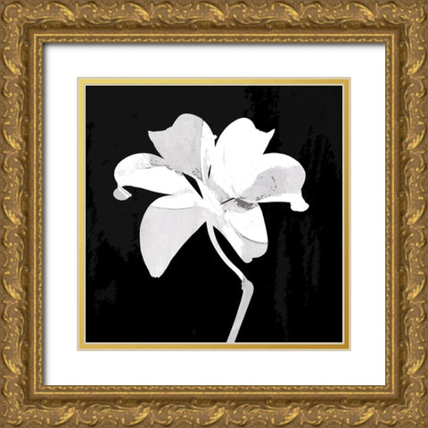 Chalkstalk I Gold Ornate Wood Framed Art Print with Double Matting by Smith, Karen