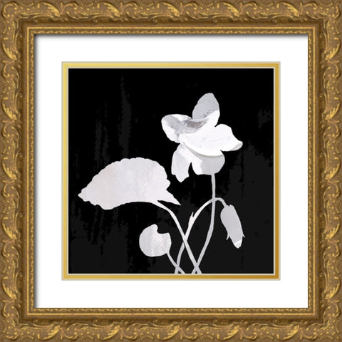 Chalkstalk II Gold Ornate Wood Framed Art Print with Double Matting by Smith, Karen