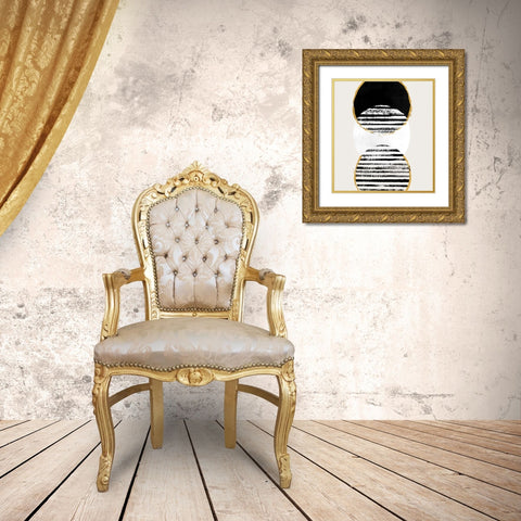 Inside Out I Gold Ornate Wood Framed Art Print with Double Matting by Smith, Karen