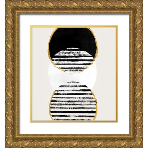 Inside Out I Gold Ornate Wood Framed Art Print with Double Matting by Smith, Karen