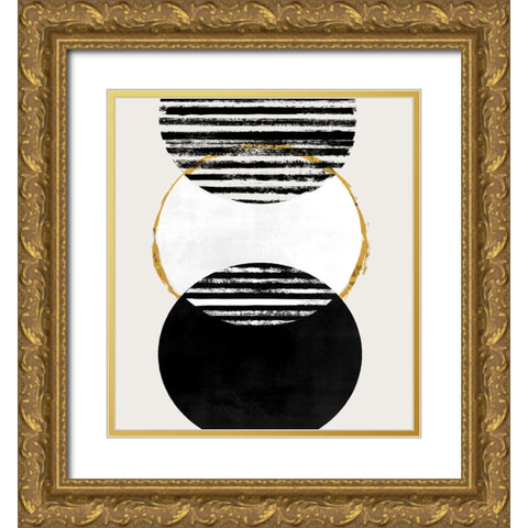 Inside Out II Gold Ornate Wood Framed Art Print with Double Matting by Smith, Karen