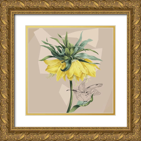 Shelter II Gold Ornate Wood Framed Art Print with Double Matting by Smith, Karen