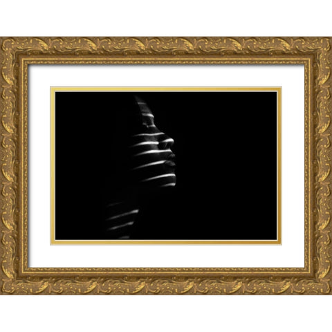 gendis Gold Ornate Wood Framed Art Print with Double Matting by Yudhi Winarno, Teguh