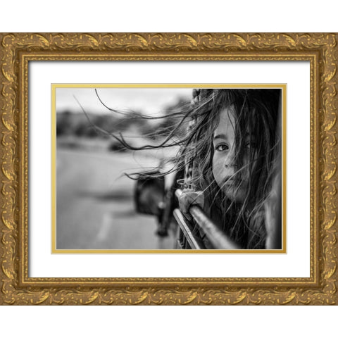 Far away from home Gold Ornate Wood Framed Art Print with Double Matting by Solinski, Tomasz