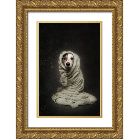 Wrapped Gold Ornate Wood Framed Art Print with Double Matting by Willers, Heike