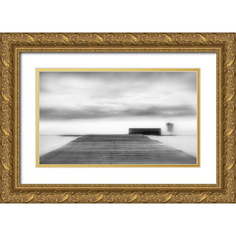 To The Skies From A Hillside Gold Ornate Wood Framed Art Print with Double Matting by Abrantes, Paulo