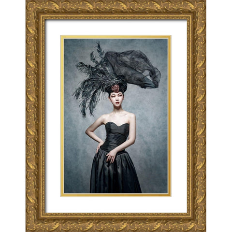 Untitled Gold Ornate Wood Framed Art Print with Double Matting by Smirnov, Sergei