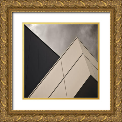 tangential Gold Ornate Wood Framed Art Print with Double Matting by Claes, Gilbert