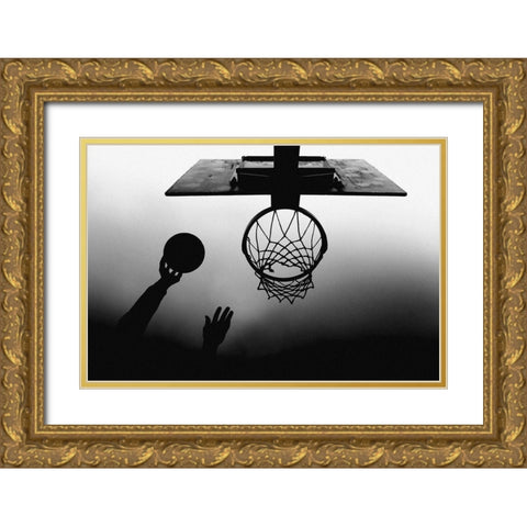 n/t Gold Ornate Wood Framed Art Print with Double Matting by Medeiros, Paulo