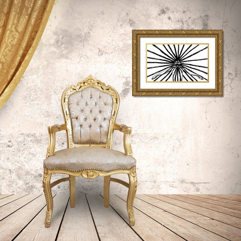 Radiation Gold Ornate Wood Framed Art Print with Double Matting by Melnotte, Mike