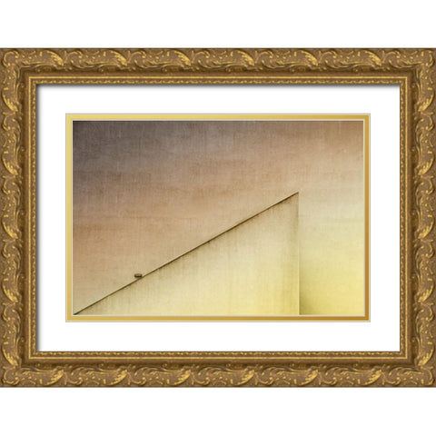 lamp light Gold Ornate Wood Framed Art Print with Double Matting by Endermann, Rolf