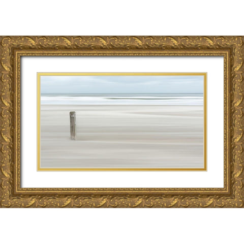 Steadvast Gold Ornate Wood Framed Art Print with Double Matting by Van Son, Greetje