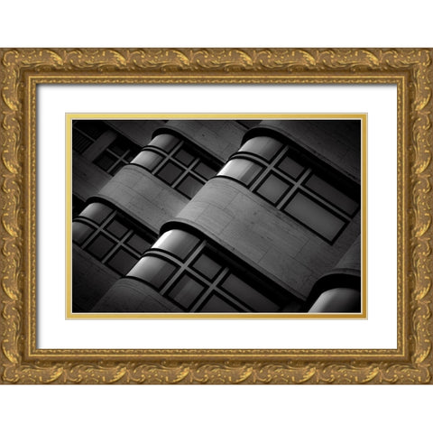 Shell Gold Ornate Wood Framed Art Print with Double Matting by Buder, Stefan