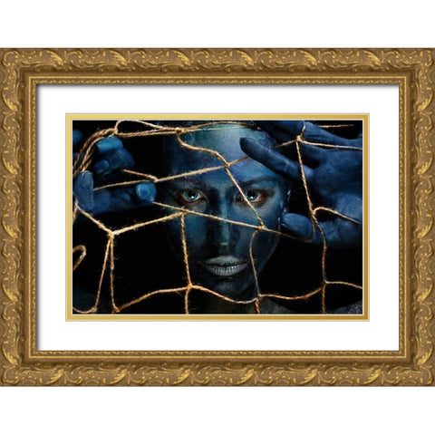 endangered species Gold Ornate Wood Framed Art Print with Double Matting by Kovalev, Ivan