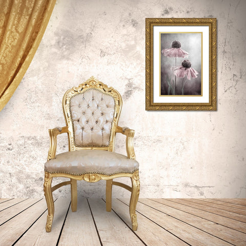 Duet Gold Ornate Wood Framed Art Print with Double Matting by Disher, Mandy