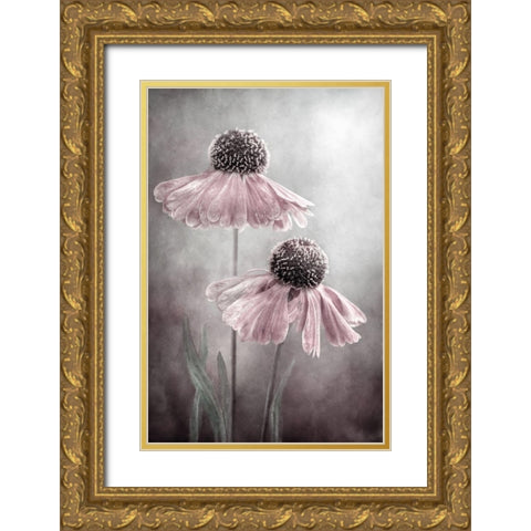 Duet Gold Ornate Wood Framed Art Print with Double Matting by Disher, Mandy