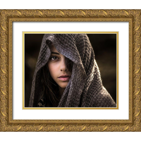 Dorin Gold Ornate Wood Framed Art Print with Double Matting by Solinski, Tomasz