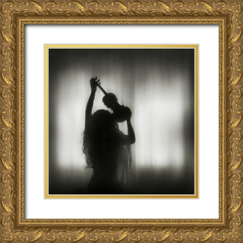 La Maladie Gold Ornate Wood Framed Art Print with Double Matting by Bosogea-Tudor, Ileana