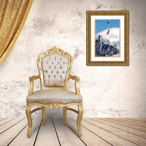 Infinity Tumbling Gold Ornate Wood Framed Art Print with Double Matting by Shu, Tristan