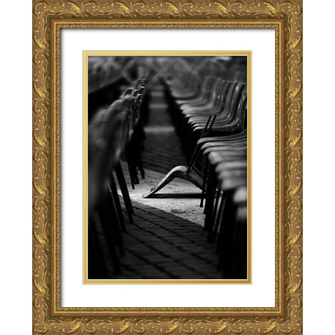 to be different Gold Ornate Wood Framed Art Print with Double Matting by Pellegrini, Fulvio
