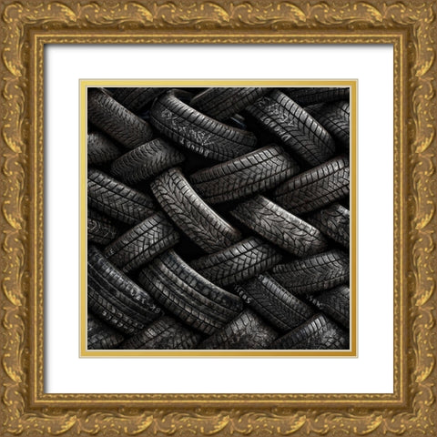 feeling tired Gold Ornate Wood Framed Art Print with Double Matting by Flour, Piet