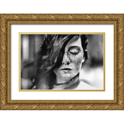 hopes unseen Gold Ornate Wood Framed Art Print with Double Matting by Hur, Lars