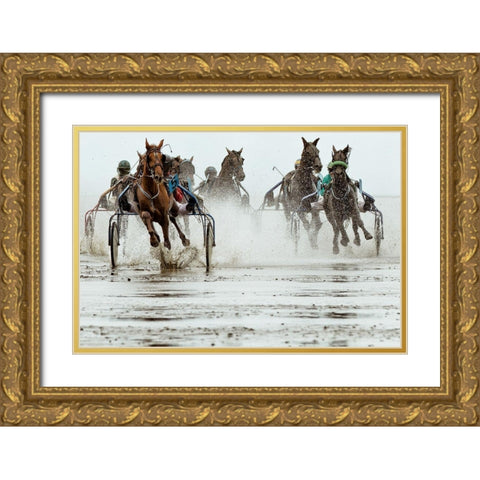 Duuuhnnn Gold Ornate Wood Framed Art Print with Double Matting by Hulsbusch, Markus