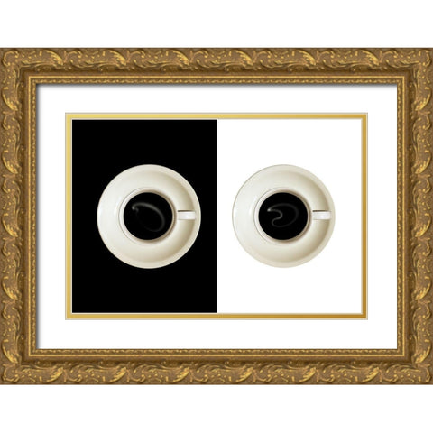 contrast Gold Ornate Wood Framed Art Print with Double Matting by Eisele, Stefan