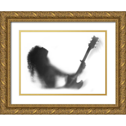 Solo Gold Ornate Wood Framed Art Print with Double Matting by Kisworo, Sebastian