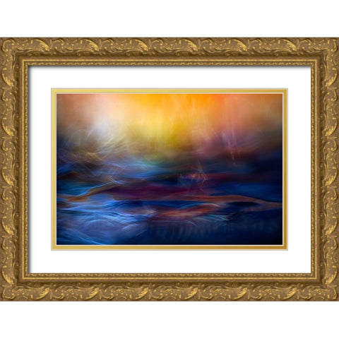 Inner Peace Gold Ornate Wood Framed Art Print with Double Matting by Marthinussen, Willy