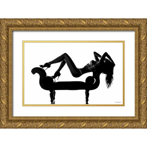 Kinky Boots Gold Ornate Wood Framed Art Print with Double Matting by Scharrenbroich, Marcus