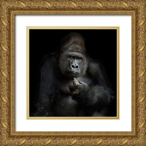 IMHO Gold Ornate Wood Framed Art Print with Double Matting by Wenner-Braun, Antje