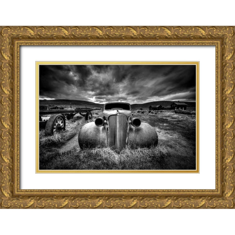 Too Old to Drive Gold Ornate Wood Framed Art Print with Double Matting by Schlipf, Carsten