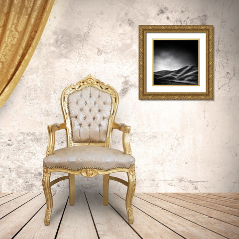 la vie reprendra au printemps Gold Ornate Wood Framed Art Print with Double Matting by Flour, Piet